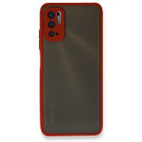 Newface Xiaomi Poco M3 Pro Kılıf Montreal Silikon Kapak - Kırmızı