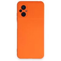 Newface Xiaomi Poco M5 Kılıf Nano içi Kadife Silikon - Turuncu