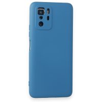 Newface Xiaomi Poco X3 GT Kılıf Nano içi Kadife Silikon - Mavi