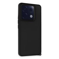 Newface Xiaomi Poco X6 Kılıf Elegant Kapak - Siyah