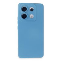 Newface Xiaomi Poco X6 Kılıf Nano içi Kadife Silikon - Mavi