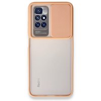 Newface Xiaomi Redmi 10 2022 Kılıf Palm Buzlu Kamera Sürgülü Silikon - Pembe