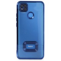 Newface Xiaomi Redmi 9C Kılıf Slot Silikon - Mavi