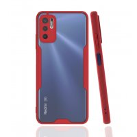 Newface Xiaomi Redmi Note 11 SE Kılıf Platin Silikon - Kırmızı