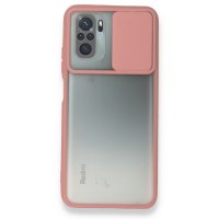Newface Xiaomi Poco M5s Kılıf Palm Buzlu Kamera Sürgülü Silikon - Pembe