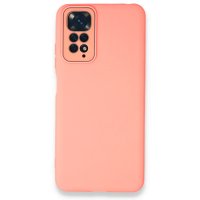 Newface Xiaomi Redmi Note 11S Kılıf Lansman Glass Kapak - Pembe