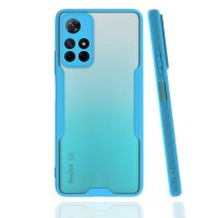 Newface Xiaomi Redmi Note 11T Kılıf Platin Silikon - Mavi