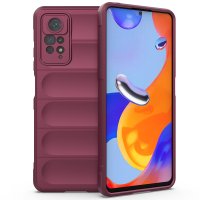 Newface Xiaomi Redmi Note 12 Pro 4G Kılıf Optimum Silikon - Bordo