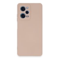 Newface Xiaomi Redmi Note 12 Pro 5G Kılıf Nano içi Kadife Silikon - Pudra