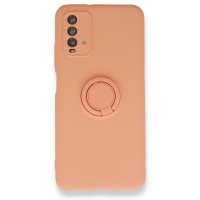 Newface Xiaomi Redmi 9T Kılıf Viktor Yüzüklü Silikon - Pudra