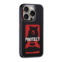 URR iPhone 14 Pro Max NFC Smart Case Akıllı Kapak - Siyah