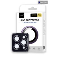 URR iPhone 15 Pro Max Titanium Alloy Kamera Lens Koruyucu - Lacivert