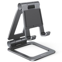 Yesido C98 Ayarlanabilir Katlanabilir Masaüstü Telefon Standı - Siyah