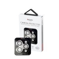 Yesido iPhone 14 Pro WB27 Metal Kamera Lens - Derin Mor