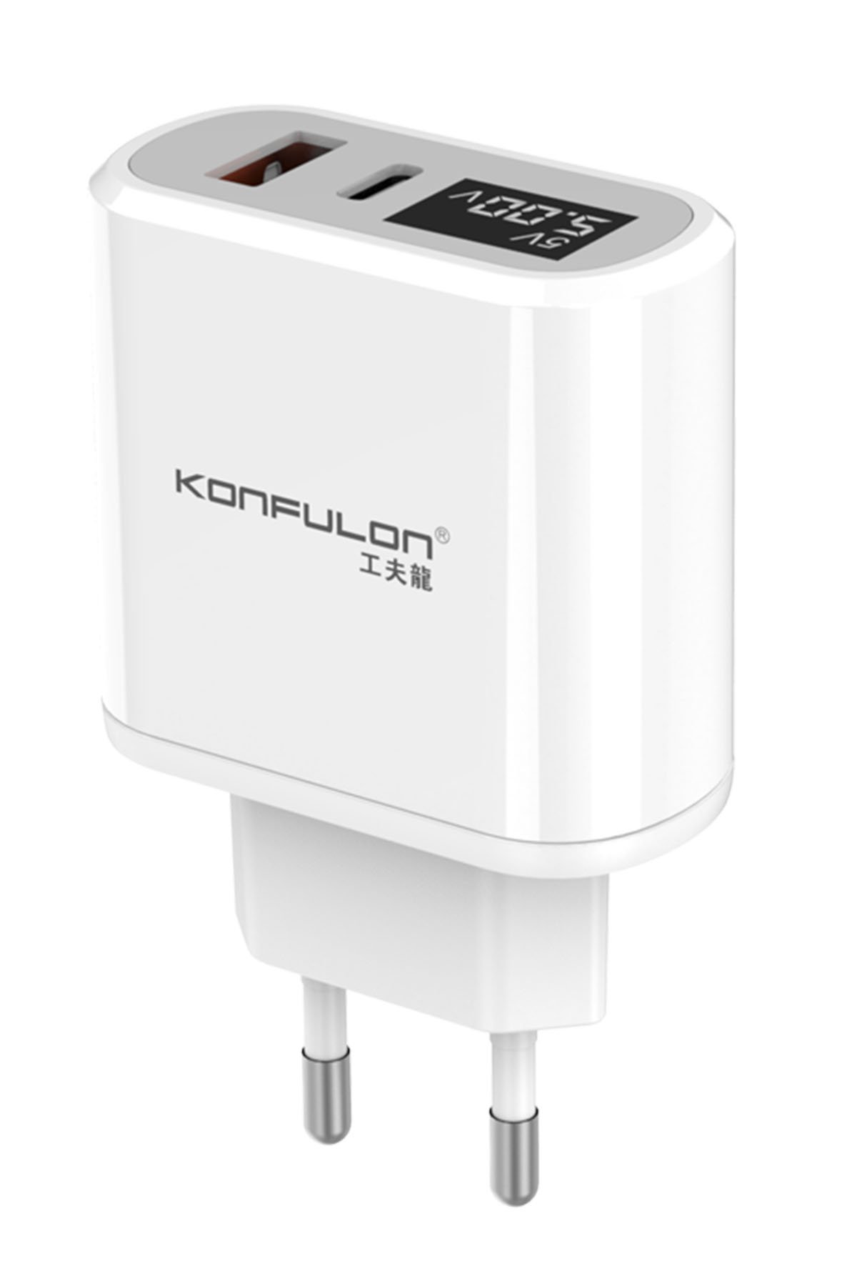 Konfulon S56 2in1 (Lightning-Micro USB) Kablo 1.2M 2.1A