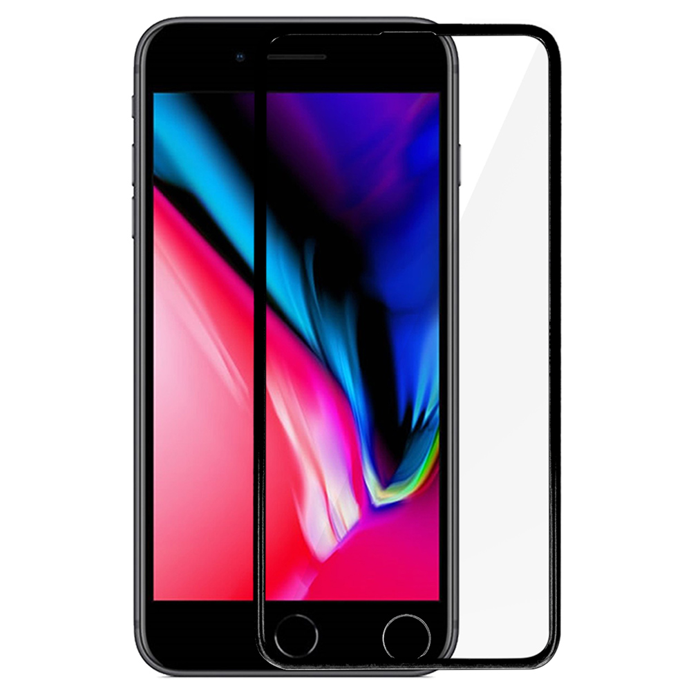 Newface iPhone SE 2020 18D Cam Ekran Koruyucu - Beyaz