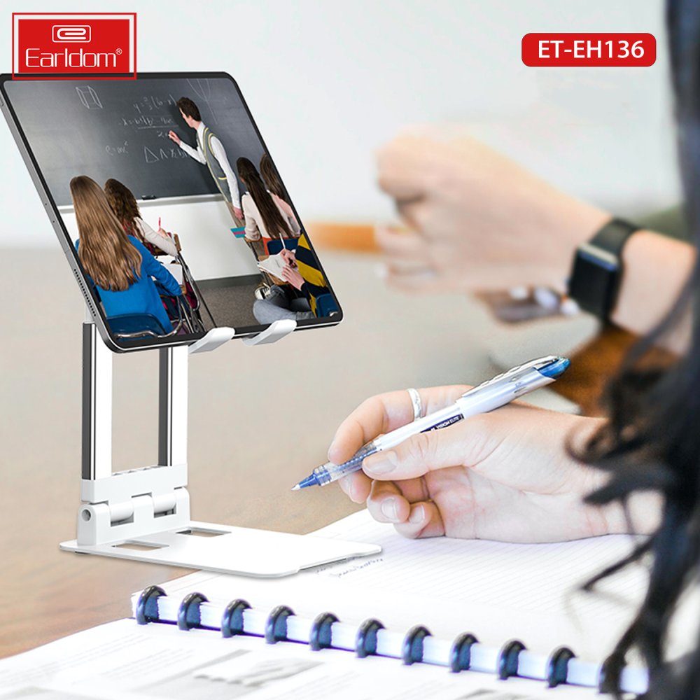 Earldom EH136 Ayarlanabilir Telefon ve Tablet Tutucu - Beyaz