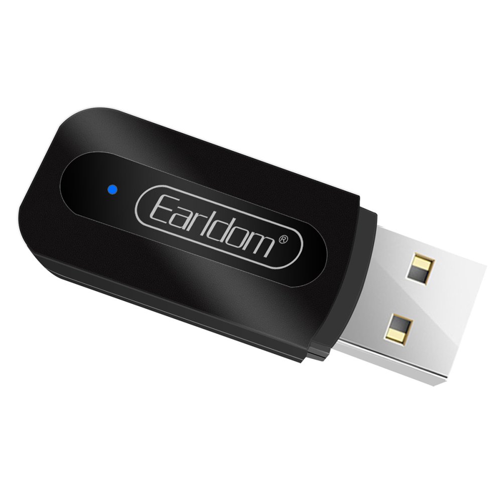 Earldom M22 Bluetooth 5.0 Usb Aux Dönüştürücü - Siyah