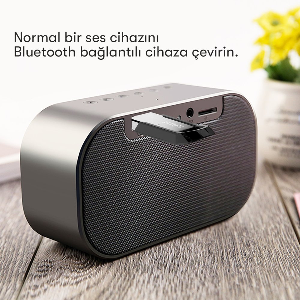 Earldom M73 Bluetooth 5.0 Usb Aux Dönüştürücü - Gümüş