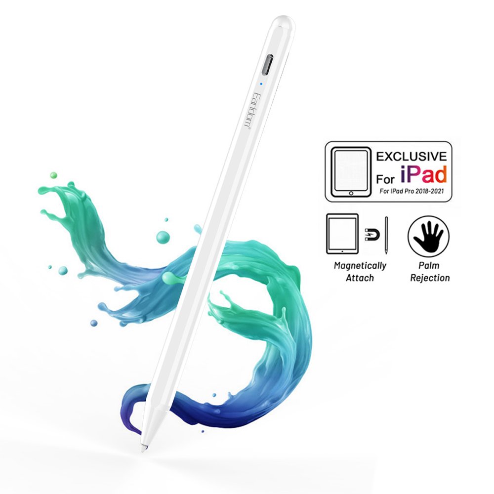 Earldom P4 iPad İçin Dokunmatik Stylus Kalem - Beyaz