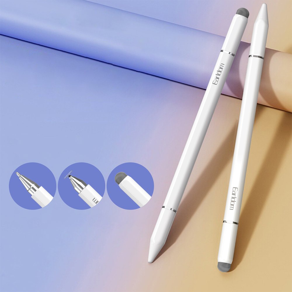 Earldom P6 3in1 Universal Dokunmatik Stylus Kalem - Beyaz