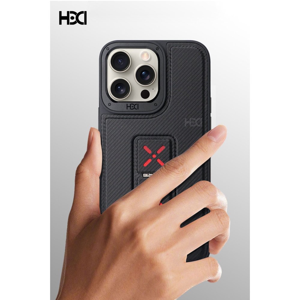 HDD iPhone 13 HBC-248 Lima Standlı Kapak - Siyah