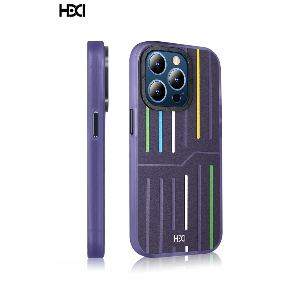 HDD iPhone 15 Pro Kılıf HBC-221 Roma Kapak - Lacivert