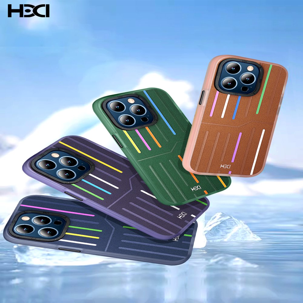 HDD iPhone 15 Pro Kılıf HBC-221 Roma Kapak - Lacivert