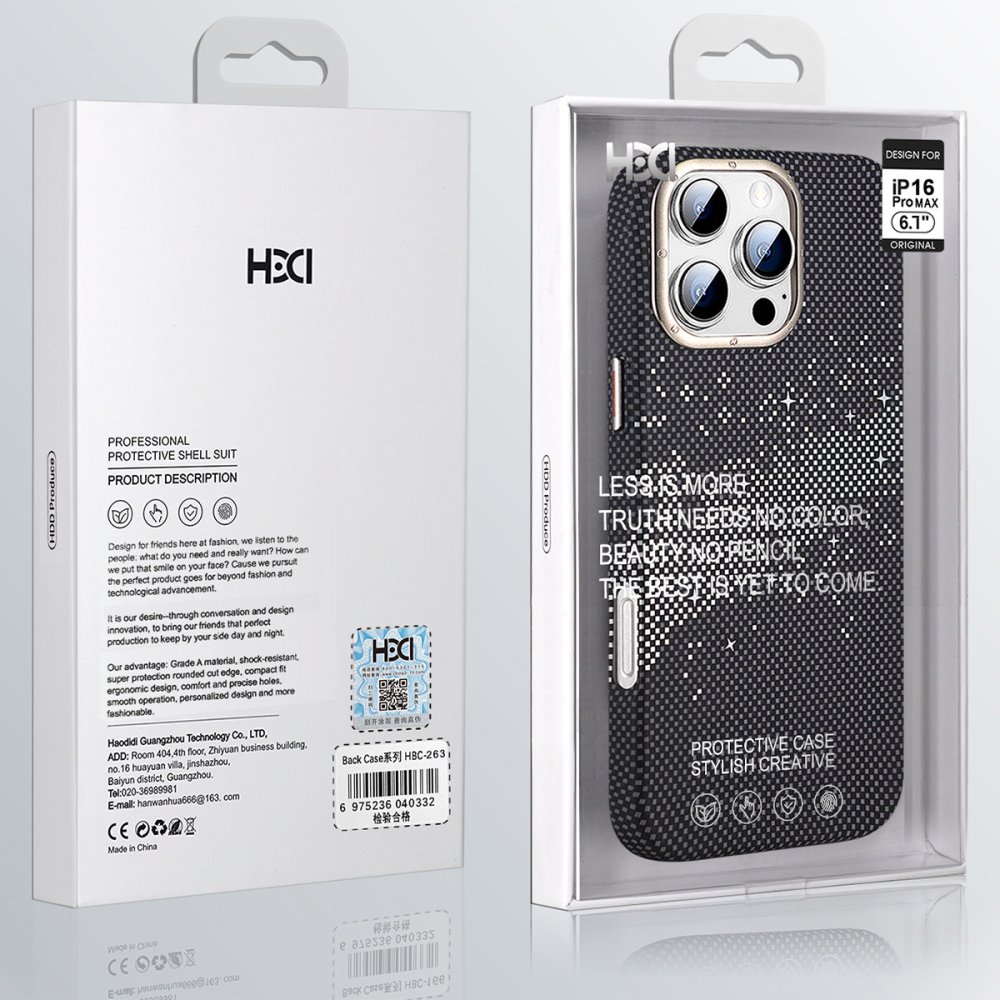 HDD iPhone 16 HBC-263 Monaco Kapak - Derin Mor