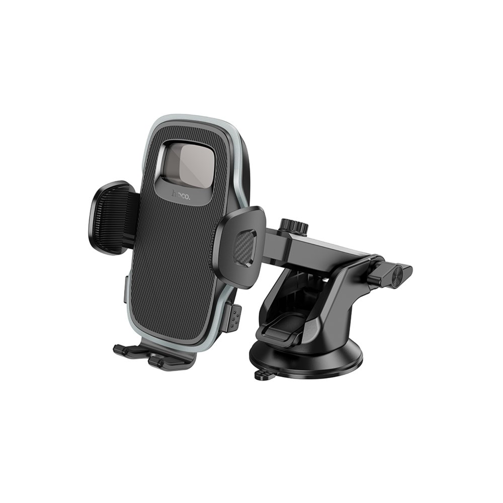 Hoco H15 Vantuzlu 360 Derece Ayarlanabilir Araç Tutucu - Siyah