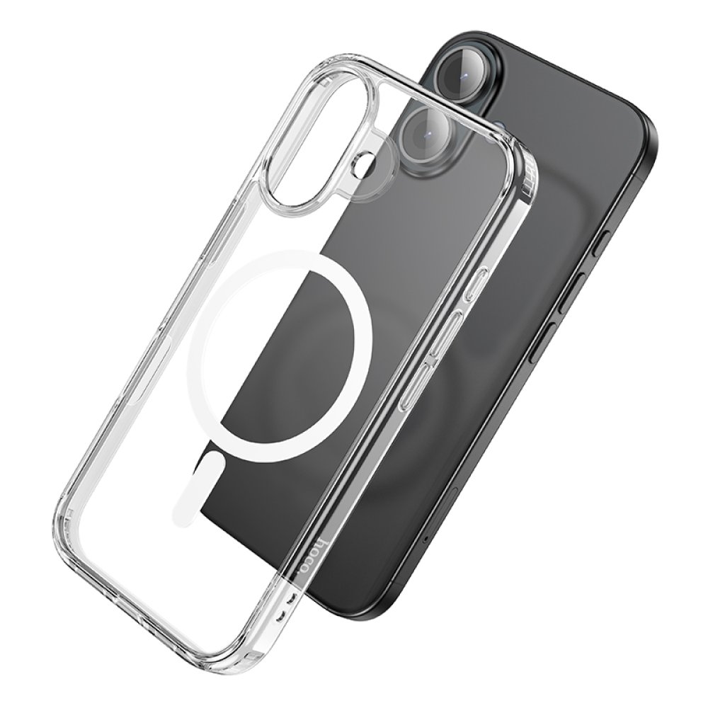Hoco iPhone 16 Anti Fall Airbag Magsafe Kapak - Şeffaf