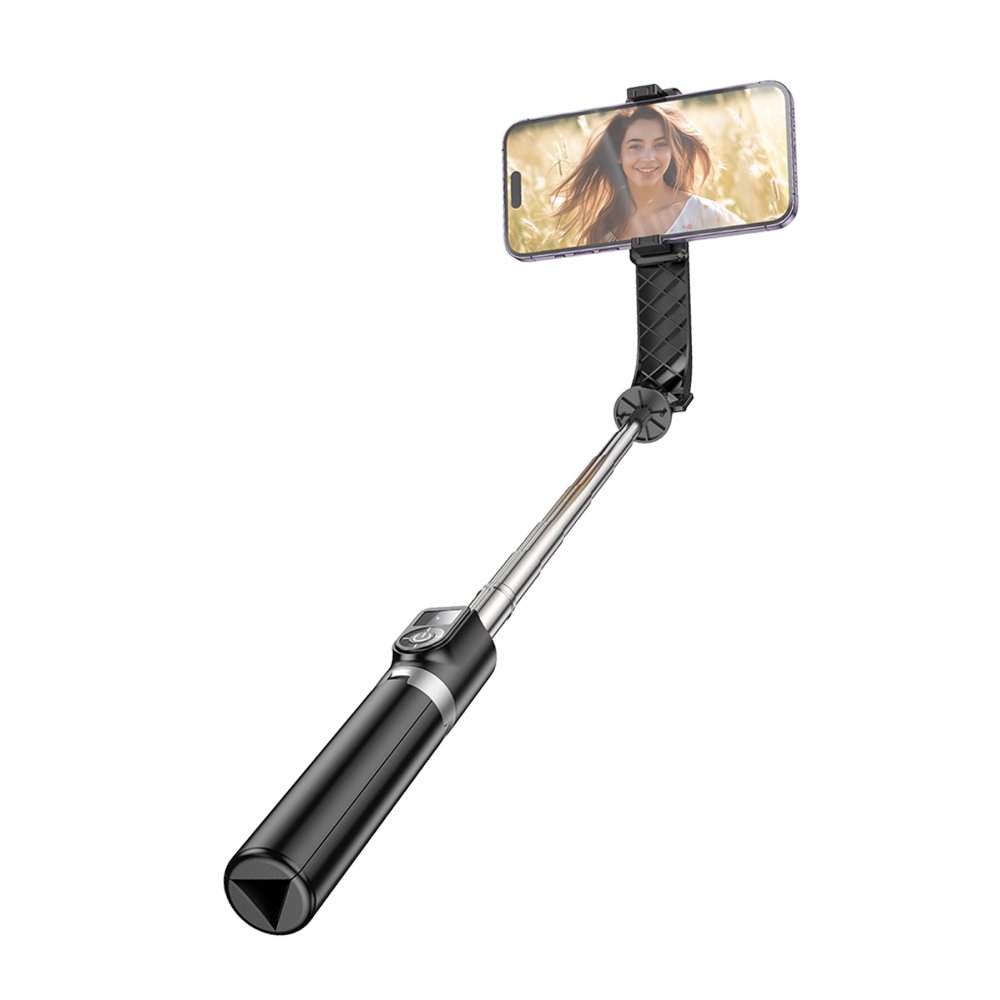 Hoco K20 BT 4.2 1M Broadcast Holder Selfie Çubuğu - Siyah