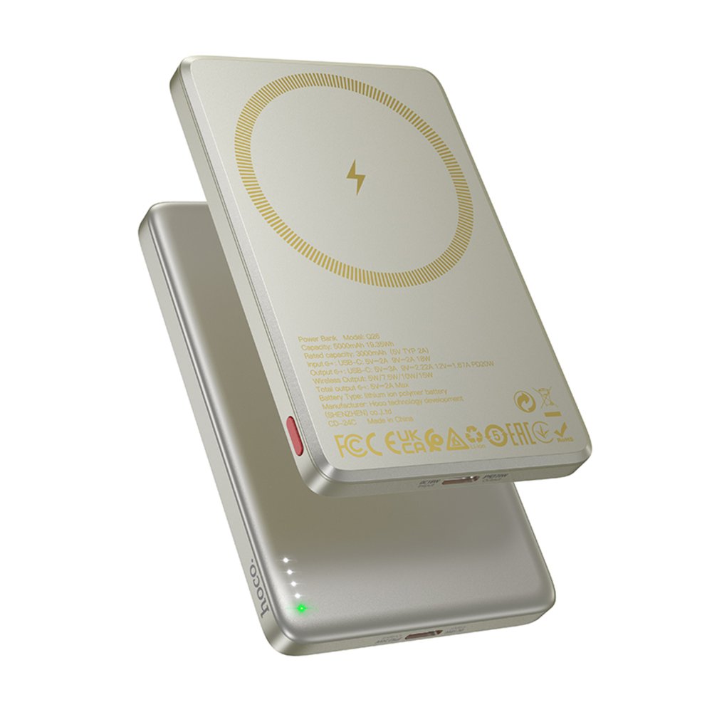 Hoco Q26 5.000 mAh PD Magsafe Mini Powerbank - Gold