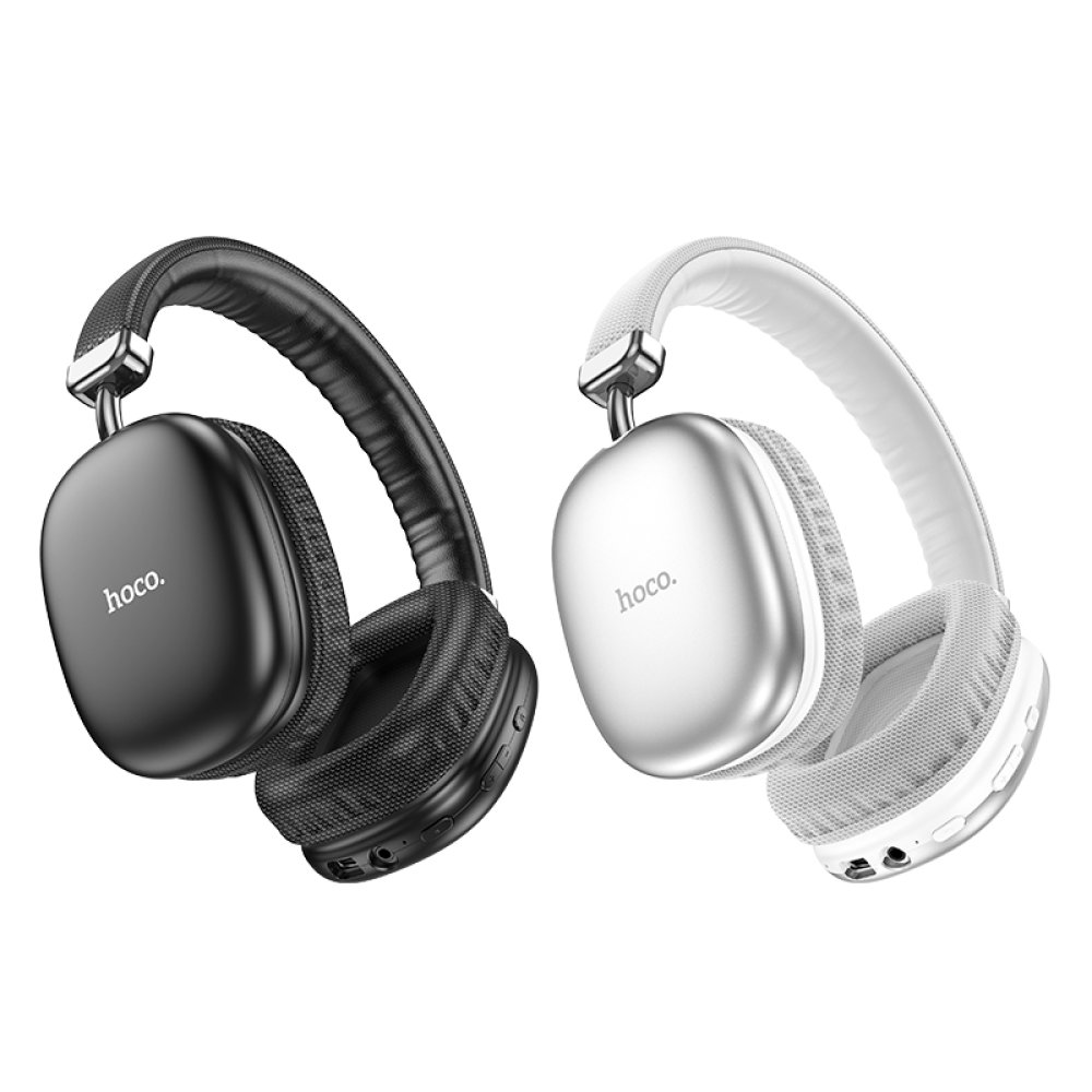 Hoco W35 Kablosuz Bluetooth Kafaüstü Kulaklık - Gümüş