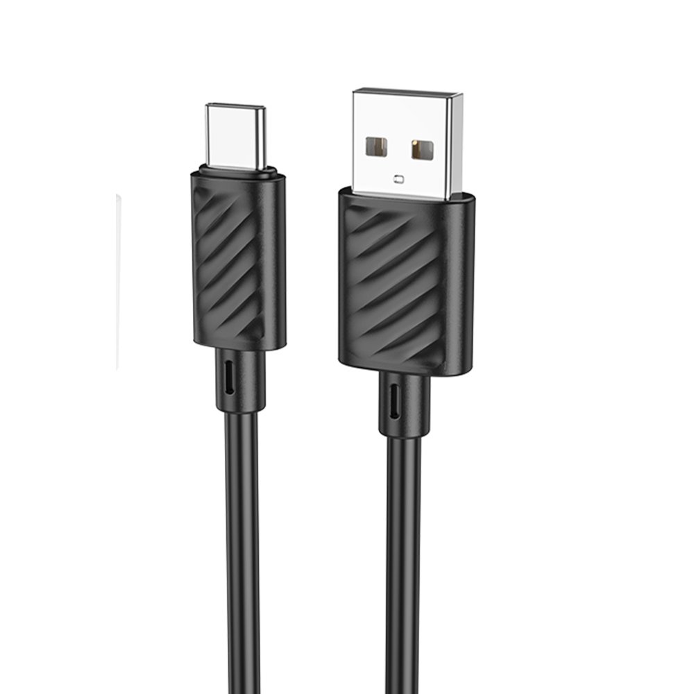 Hoco X88 1M USB to Type-C Şarj Data Kablosu - Siyah