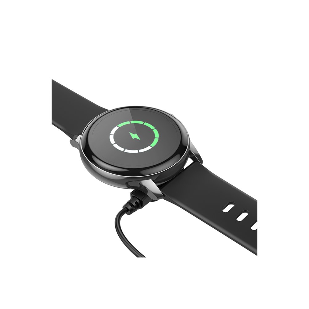 Hoco Y10 Amoled 60cm Akıllı Saat Şarj Kablosu - Siyah
