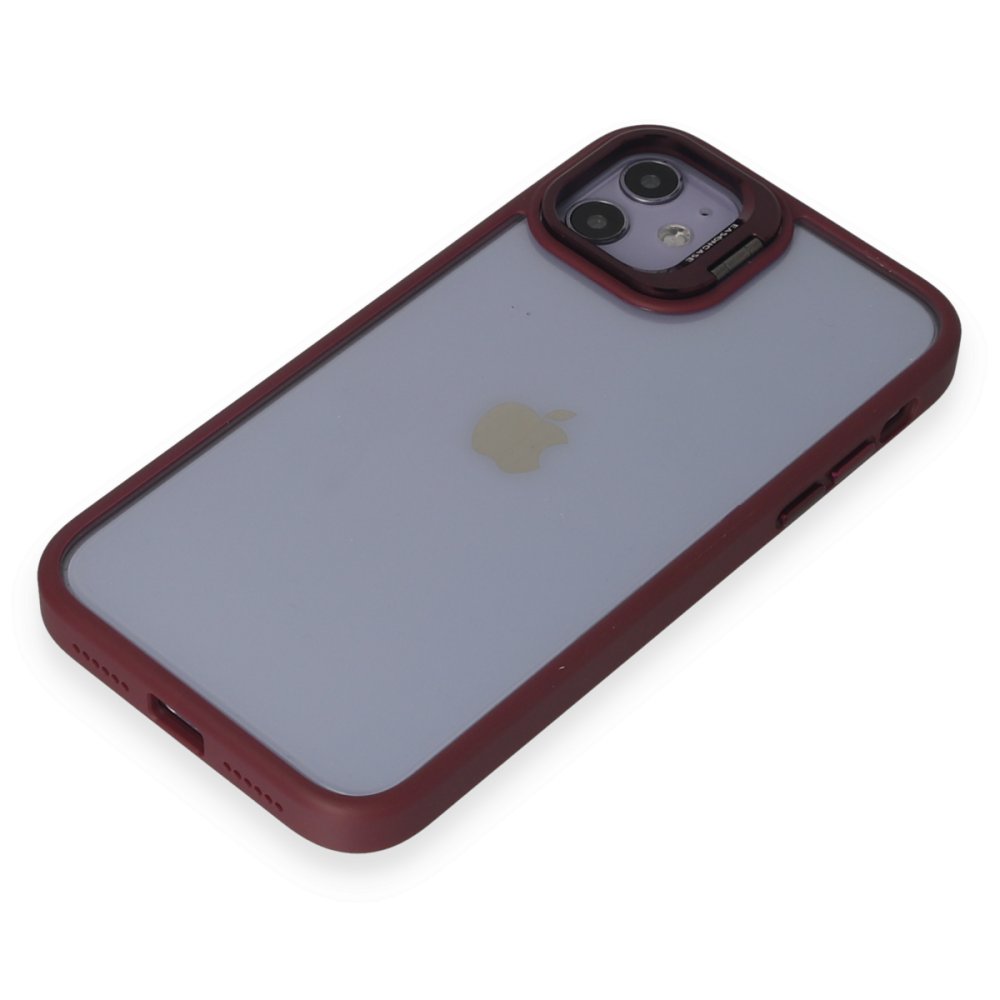 Joko iPhone 11 Kılıf Roblox Lens Standlı Kapak - Bordo