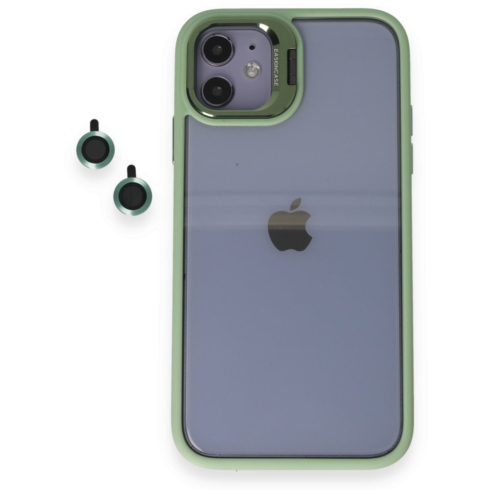 Joko iPhone 11 Kılıf Roblox Lens Standlı Kapak - Yeşil