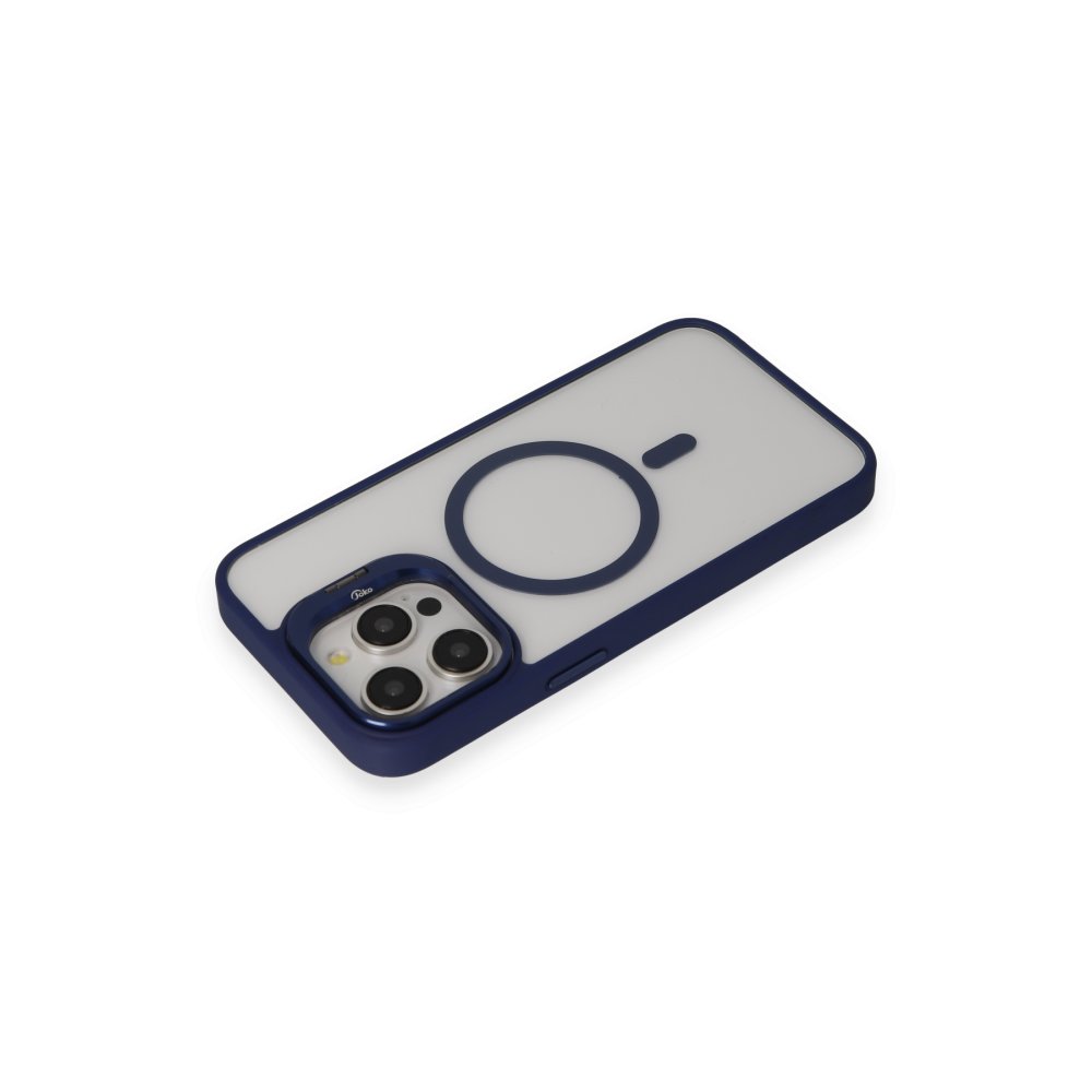 Joko iPhone 14 Pro Kılıf Roblox Lens Magsafe Standlı Kapak - Lacivert
