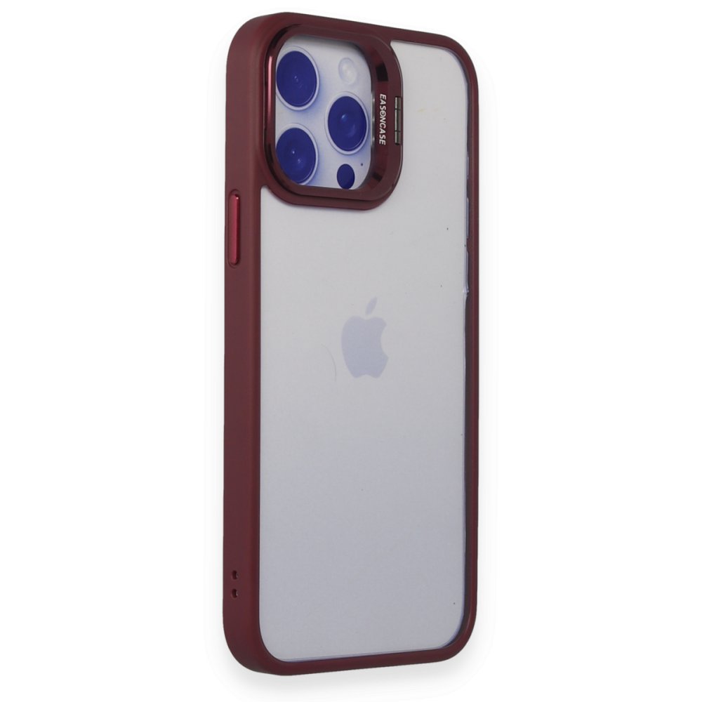 Joko iPhone 14 Pro Kılıf Roblox Lens Standlı Kapak - Bordo