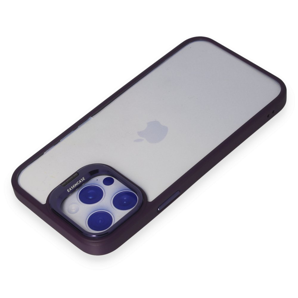Joko iPhone 14 Pro Kılıf Roblox Lens Standlı Kapak - Derin Mor