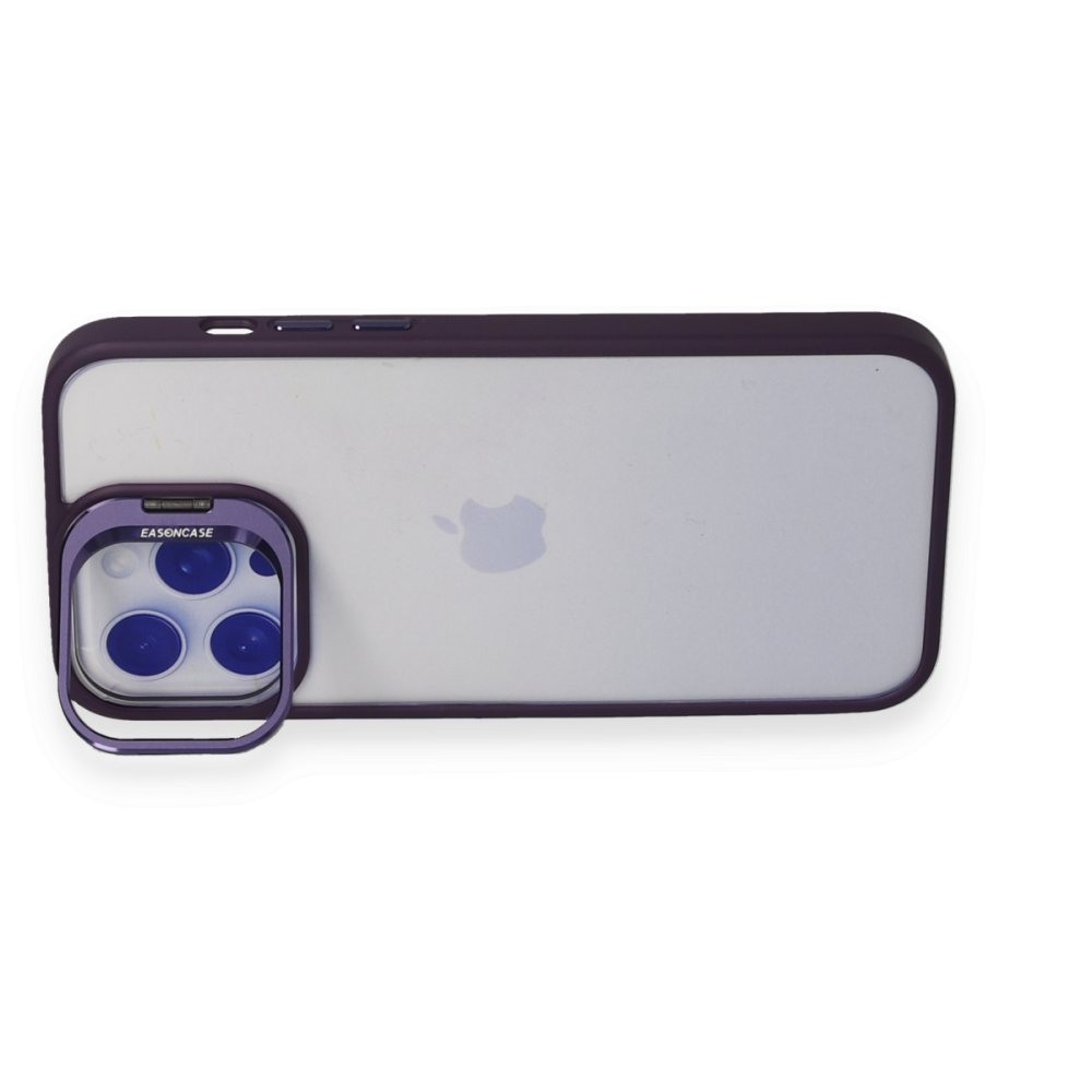 Joko iPhone 14 Pro Kılıf Roblox Lens Standlı Kapak - Derin Mor