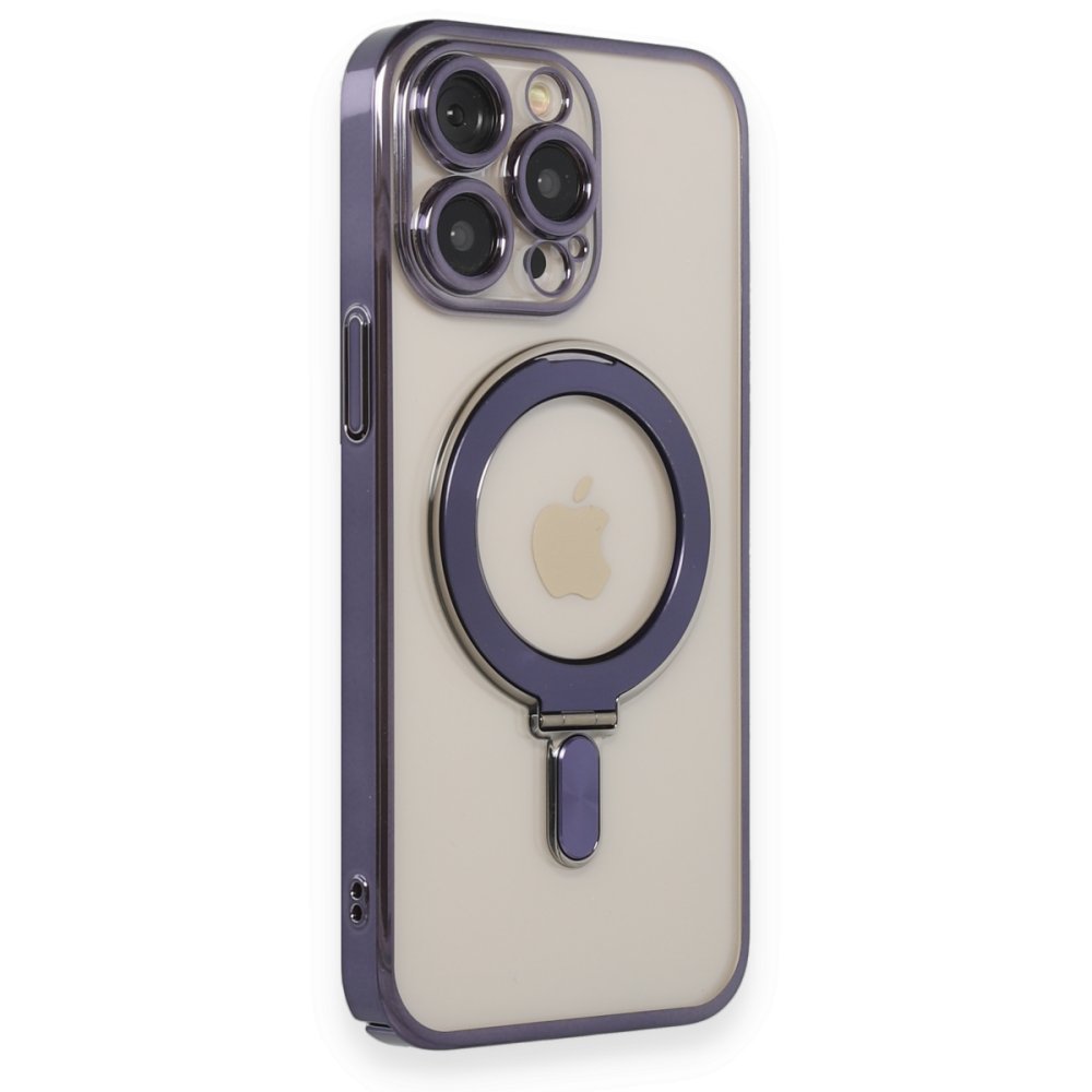 Joko iPhone 14 Pro Max Era Magsafe Standlı Kapak - Derin Mor