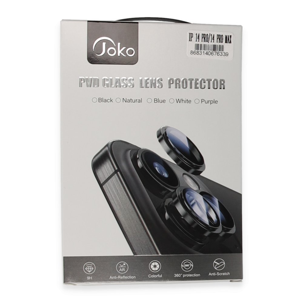 Joko iPhone 14 Pro Max PVD Metal Kamera Lens - Derin Mor