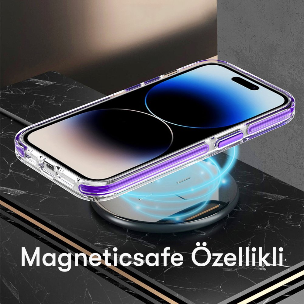 Joko iPhone 15 Pro Bella Magsafe Kapak - Turuncu