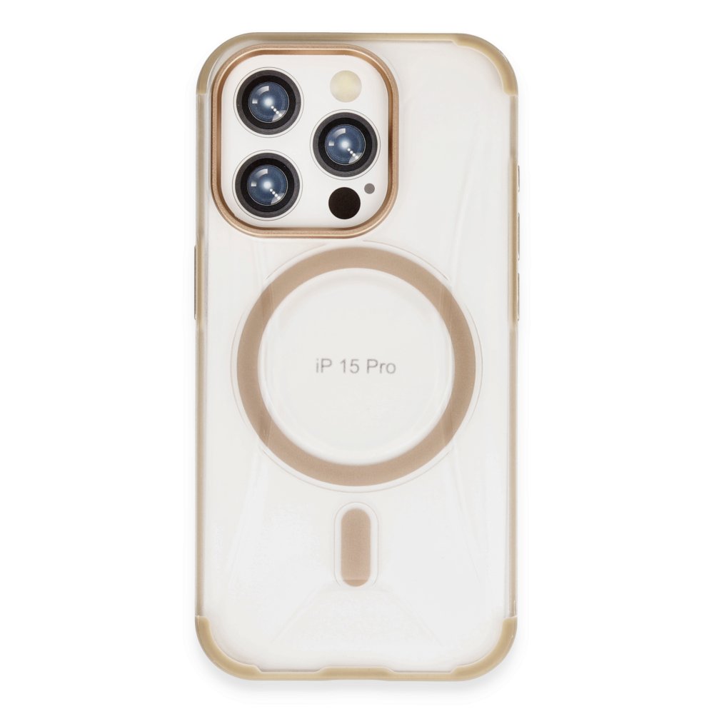 Joko iPhone 15 Pro Hilton Magsafe Kapak - Gold