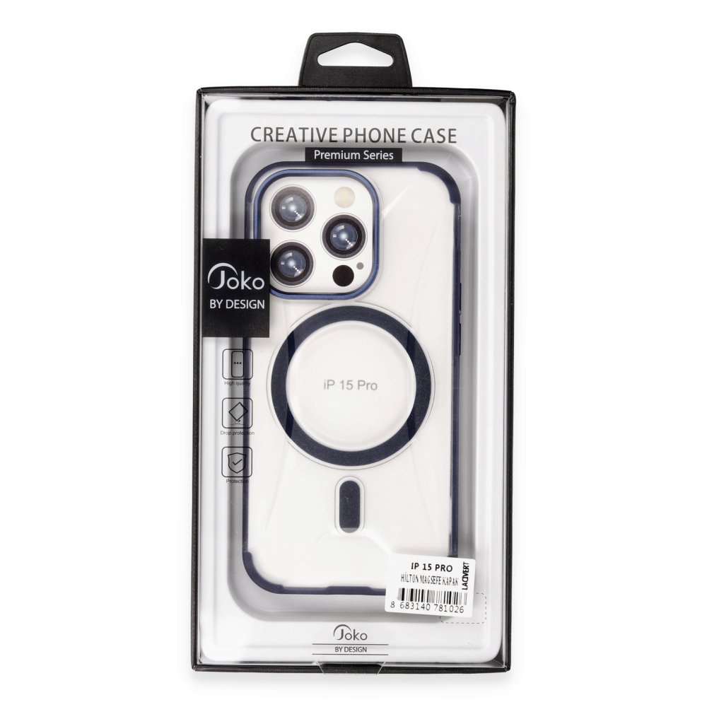 Joko iPhone 15 Pro Hilton Magsafe Kapak - Titan Gri