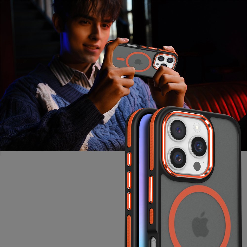 Joko iPhone 16 Pro Max Winner Magsafe Kapak - Turuncu