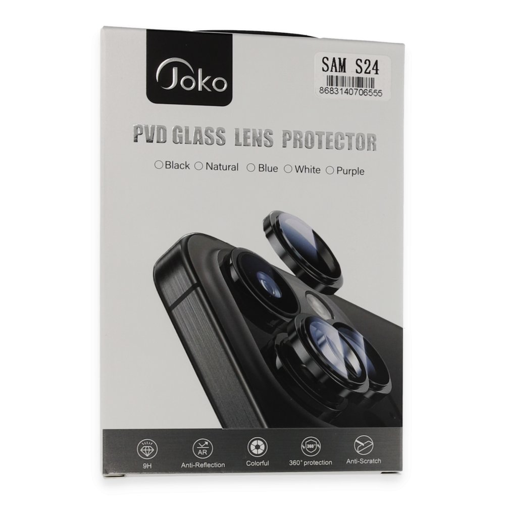 Joko Samsung Galaxy S24 PVD Metal Kamera Lens - Derin Mor