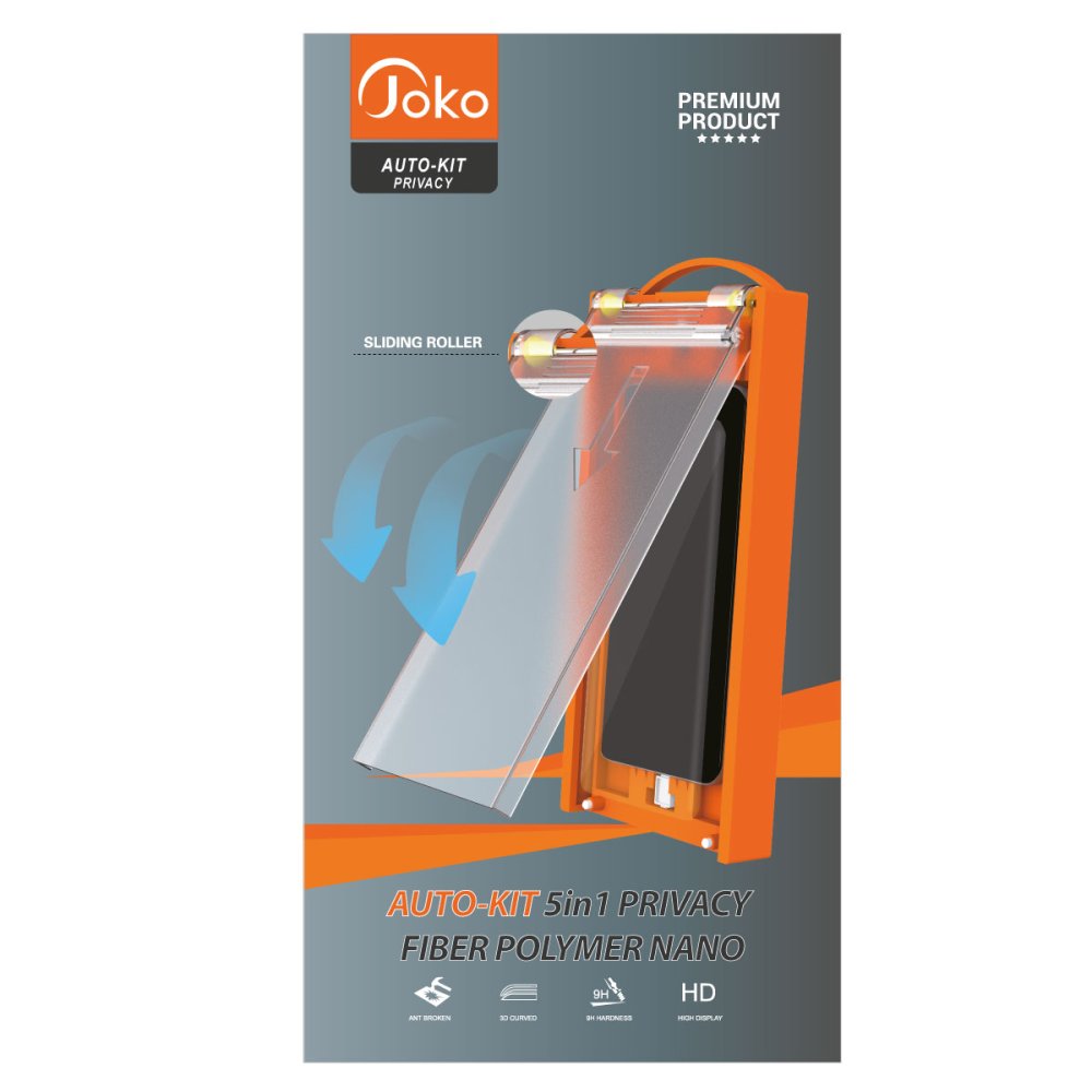 Joko Xiaomi Redmi Note 13 Pro Plus AutoKit 5in1 Fiber Hayalet Polymer Nano Ekran Koruyucu